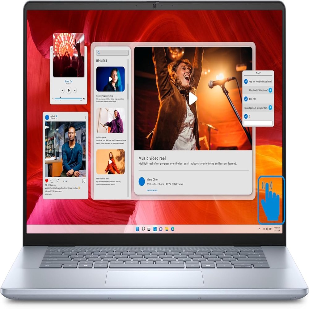 DELL Inspiron 16 Plus Laptop / 16" WQXGA 120Hz Display/Intel Ultra 9 185H 16-Core/Intel Arc Graphics / 16GB LPDDR5 512GB NVMe SSD/Backlit Keyboard Fingerprint Thunderbolt 4 WiFi 6E / Win11 Pro