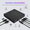 K3 PRO Streaming Box 6K Ultra HD Android Smart TV Box, Ram 4GB Storage 32GB with Voice Remote, HDMI Cable view 3