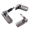Laptop Security Cable Lock, Keyless 4-Digit Combination Anti-Theft Lock with Cut-Resistant Steel Cable, Adjustable, Compatible with 0.28x0.12in Security Slot for Laptops Tablets, 74.8in, Black view 3