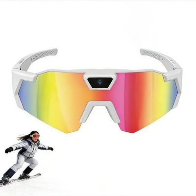 2026 Upgraded Baseball Glasses with Camera, Camera Photos Audios Videos Recording, Men Women Sunglasses with Cameras (Color+A)
