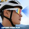 2026 Upgraded Baseball Glasses with Camera, Camera Photos Audios Videos Recording, Men Women Sunglasses with Cameras (Color+A) view 2