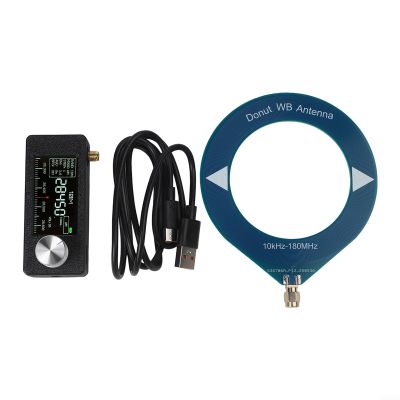 Minhe Efficient SI4732 Pocket Sized Radio Equipped With Telescopic Antenna And Loop Antenna Options For Superior Reception(Black-Ring)