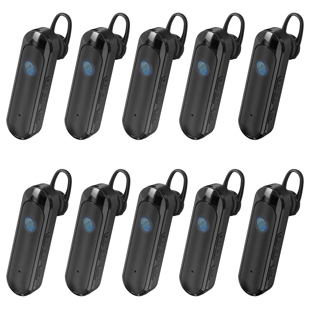 CBCBTWO Small Rechargeable Walkie Talkies for Adults,N1S MAX 16 FRS Channels Two-Way Radios Long Range,Mini Transceivers for Business Company USB-C Charging Cable for Restaurant Church Shop (10 Pack)