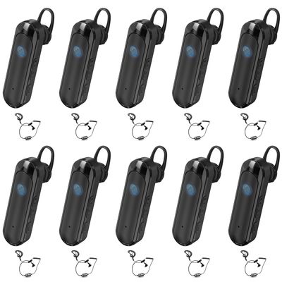 CBCBTWO N1S MAX Mini Walkie Talkies 10 Pack with Earpiece,Rechargeable Long Range Two Way Radio,Wearable Small Walkie Talkie for Adults,for Healthcare Hospital Nursing Home Restaurant Church Shop