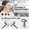 Bluetooth Headsets, Wireless Bluetooth 5.4 Earbuds with 100Hrs Playtime, Dual Noise Cancellation Wireless Earpieces, Built-in Mic & Mute Button and 500mAh Hands-Free Charging Case for Business/Driving view 3
