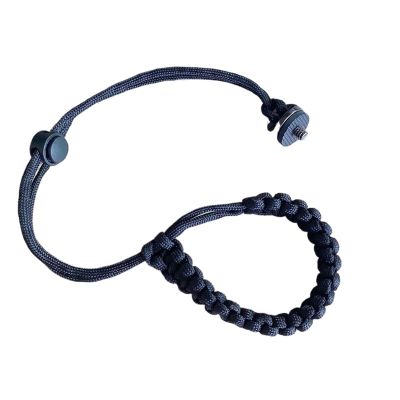 Compatible for Action Camera Wrist Strap Anti-Lost Weave Rope with 1/4 Screw for Hand Grip Selfie Stick