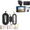 Dash Camera for Cars with 32G Card Super Night Vision Plus 11.5ft Acc Hardwire Kit for Dash Camera Type C 3-Lead Hard Wire Kit view 1