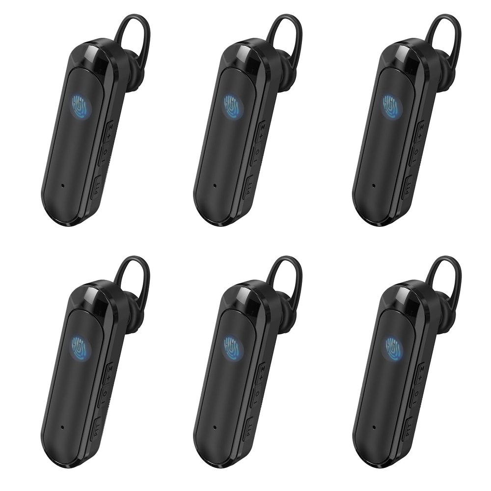 CBCBTWO Rechargeable Walkie Talkies for Adults 16 FRS Channels Long Range,N1S MAX Mini Transceivers Two Way Radio for Business Company,USB-C Charging Cable for Church Shop Restaurant(6 Pack)