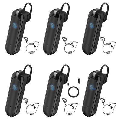 CBCBTWO N1S MAX Rechargeable Walkie Talkies Long Range,6 Pack Walkie Talkie for Adults,2 Way Radio 16 FRS Channel with Earpiece Programming Cable for Restaurant Supermarket Beauty Salon