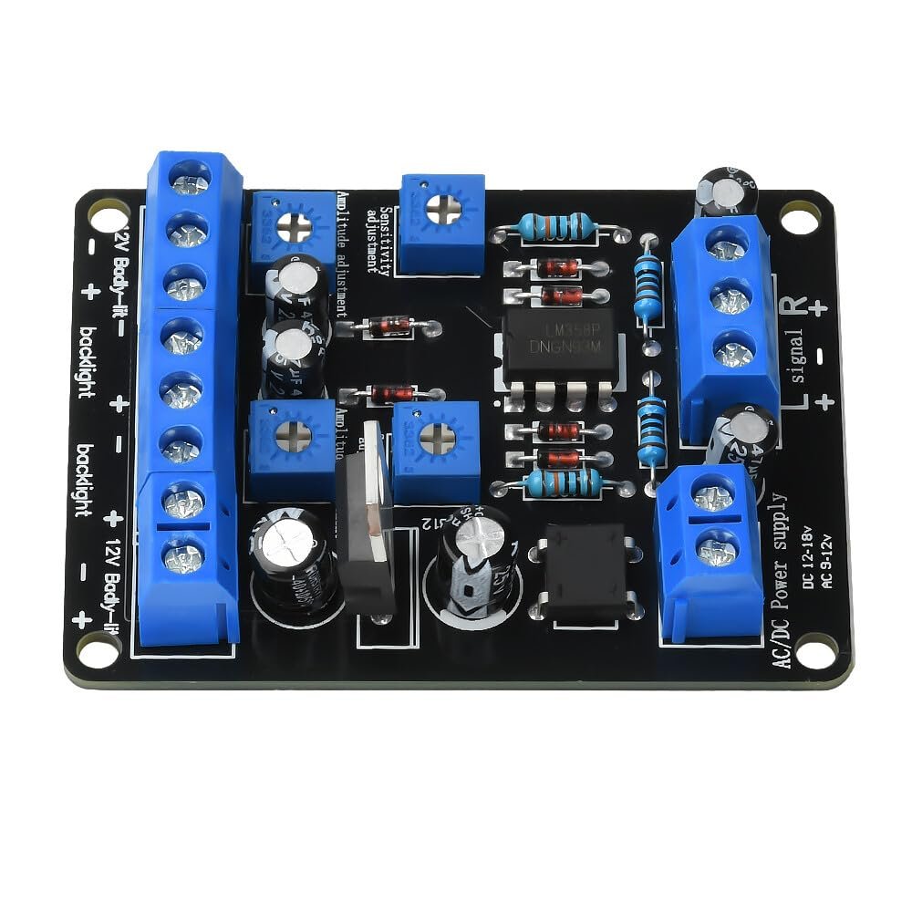 AC9-12V DC12-18V Pre-Amplifier VU Level Meter Driver Board DB Level Meter Driver,Extended Function Support