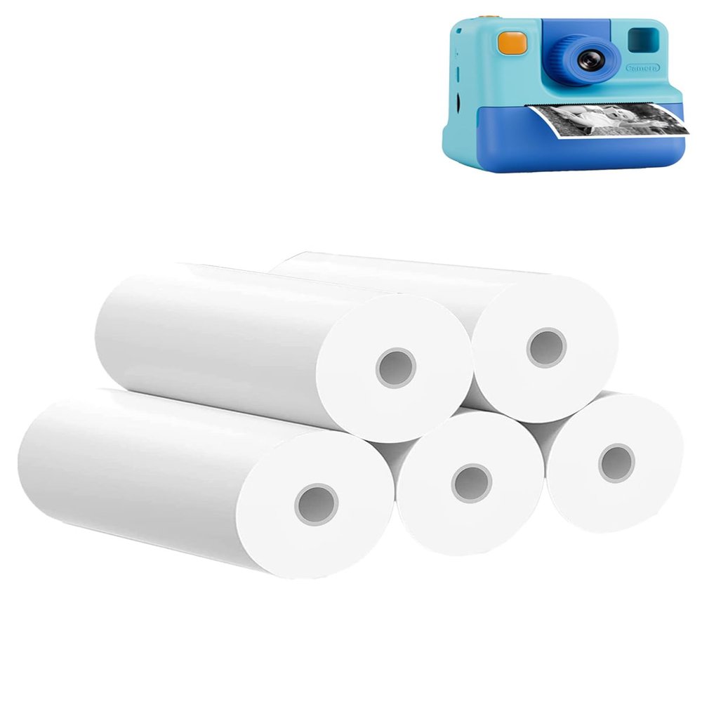 UYRUREL Thermal Paper Refill for GREENKINDER KC05 Instant Camera, 5 Rolls.