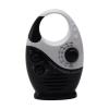 Waterproof Shower Radio, 1Pc Adjustable Volume Shower AM FM Button Speaker Portable Waterproof Speaker Bathroom Speakers Wireless Radio with Top Handl(Color:Black and White) view 1