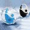 Waterproof Shower Radio, 1Pc Adjustable Volume Shower AM FM Button Speaker Portable Waterproof Speaker Bathroom Speakers Wireless Radio with Top Handl(Color:Black and White) view 4
