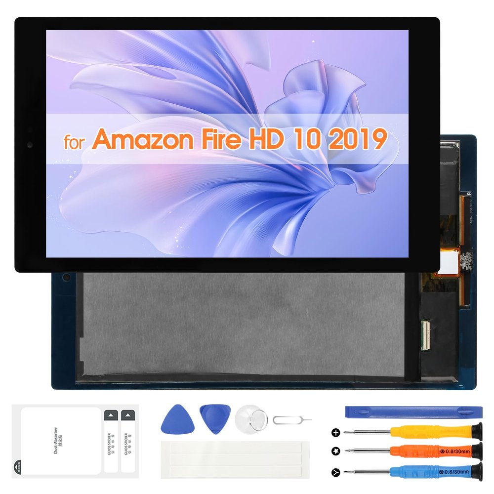 for Amazon Fire HD 10 2019 Screen Replacement for Amazon Kindle Fire HD10 9TH 2019 LCD Display for Amazon Fire HD10 9TH M2V3R5 Touch Screen Digitizer Glass Full Assembly