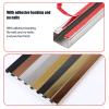 Metal Cable Condenser Self-Adhesive Wire Cords Hider Stainless Steel Management Raceway Of Cables Metal Cable Covers For Wires Wall Cable Management Channel For Floor Cable Cover(White,4x2in) view 4