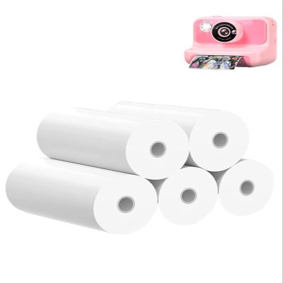 5 Rolls Kids Instant Camera Print Refill Paper for Gofunly H3,UYRUREL Eco-friendly Thermal Printing Paper for Children's Camera,Instant Printing Without Jams.