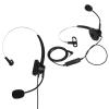 BowyTrading Telephone Headphone with Noise Cancelling, Wired Business Headset for Call Center Office, Single Ear Headphone with Mic Mute, 3.5mm Elbow Plug Headset for Customer Service and Tele view 4