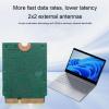 VBESTLIFE WiFi 7 Wireless Card, M.2 Network Adapter with 2.4GHz 5GHz 6GHz Tri Band 5.8Gbps Speed 4K QAM 2x2 Antennas, for Wins 11 Laptops view 3