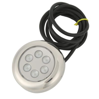 Kadimendium LED Underwater Light Surface Mount IP68 for Yacht Boat Transom Fishing (White Light)