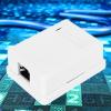 Kadimendium Networks Box Shielded CAT6 Single Port RJ45-8P8C Desktop Information Box for Networks Mounted, 2pcs ABS Shown with DouableSided Tape and Screw, for Wiring view 2