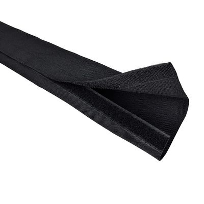 10m Black Cable Sleeve (ID 15-100mm) Nylon Guard - Self-Closed & Reusable for Quick Cord Organization(ID 100mm)