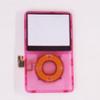 Clear Transparent Pink Plastic Front Cover Faceplate Housing Case Cover with clickwheel with Center Button for iPod 5th 5.5Gen Video 30GB 60GB 80GB view 1