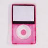 Clear Transparent Pink Plastic Front Cover Faceplate Housing Case Cover with clickwheel with Center Button for iPod 5th 5.5Gen Video 30GB 60GB 80GB view 2