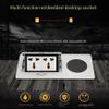 FFDSDUH Power Strips Pop-Up/Embedded Desktop Office Socket, Power Mobile Phone Wireless Charging Embedded Pop-Up(Black) view 2