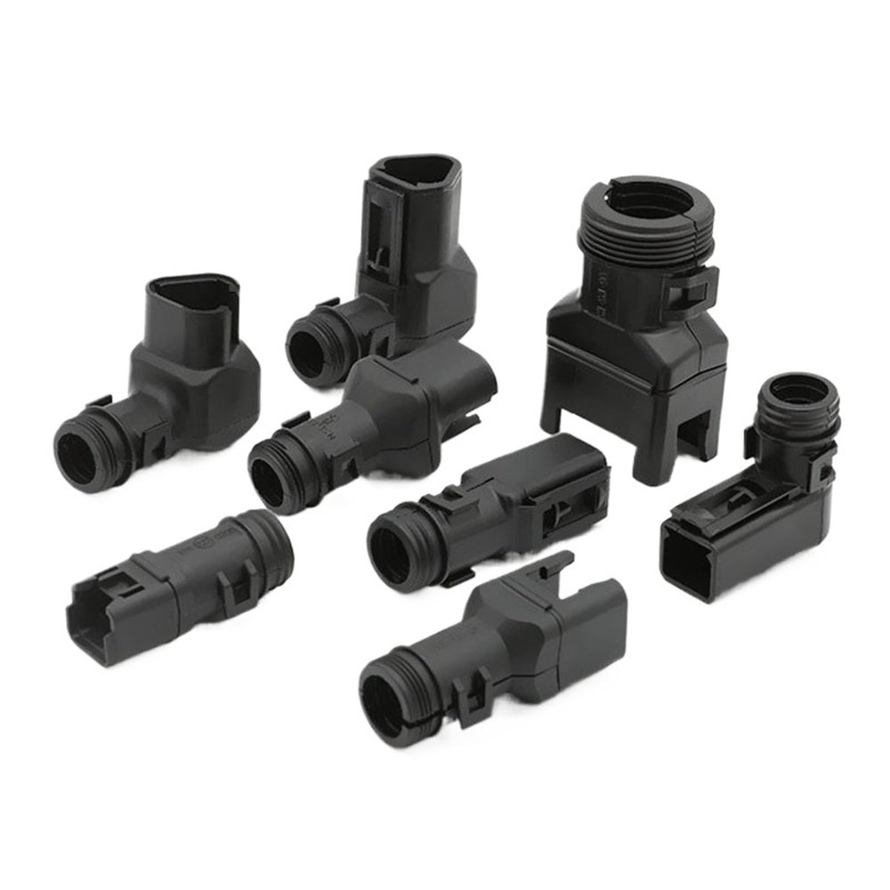 1Pcs DT Connector Special Wire Clamp 2 3 4 6 8 12 Holes 1011-229-0205 1011-227-0205 2P 3P 4P 6P 8P 12Pin female male(2-hole female termin)