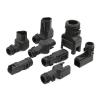 1Pcs DT Connector Special Wire Clamp 2 3 4 6 8 12 Holes 1011-229-0205 1011-227-0205 2P 3P 4P 6P 8P 12Pin female male(2-hole female termin) view 1