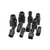 1Pcs DT Connector Special Wire Clamp 2 3 4 6 8 12 Holes 1011-229-0205 1011-227-0205 2P 3P 4P 6P 8P 12Pin female male(2-hole female termin) view 3