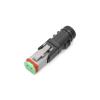 1Pcs DT Connector Special Wire Clamp 2 3 4 6 8 12 Holes 1011-229-0205 1011-227-0205 2P 3P 4P 6P 8P 12Pin female male(2-hole female termin) view 4