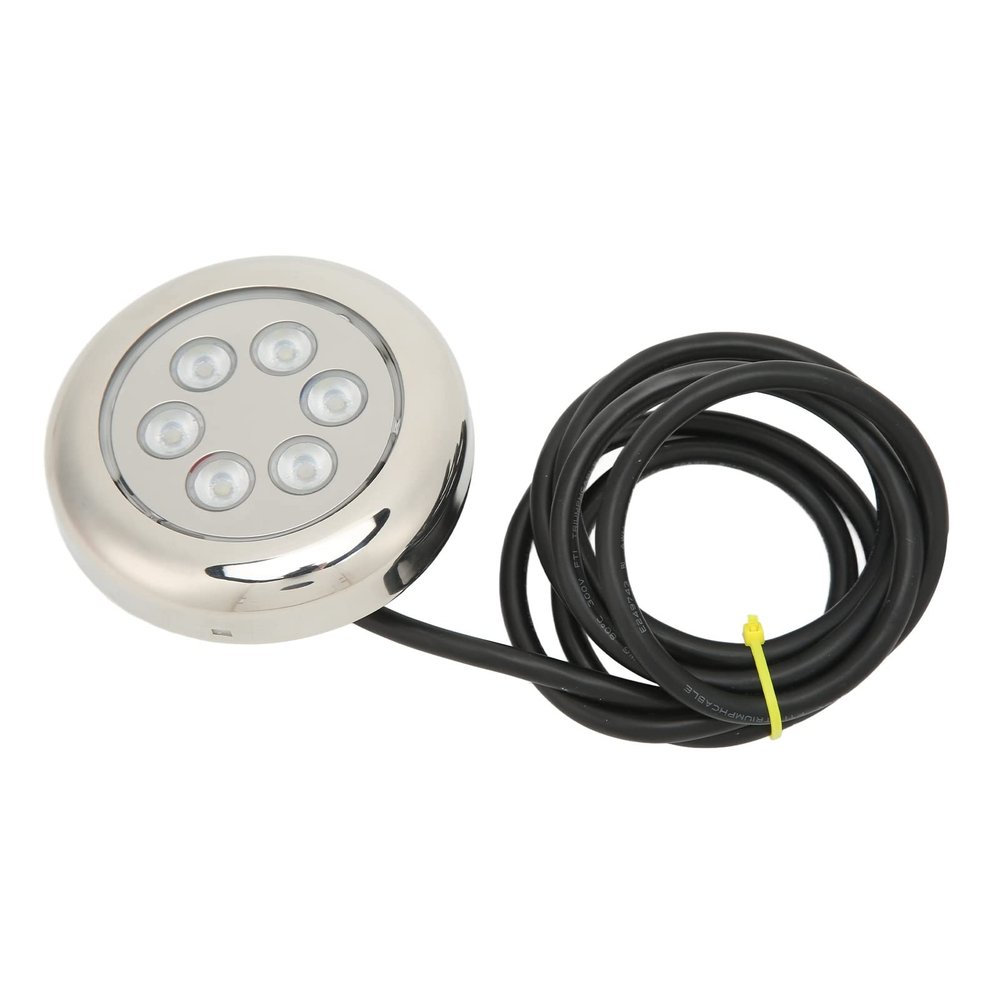 Kadimendium LED Underwater Light Surface Mount IP68 for Yacht Boat Transom Fishing (RGB)