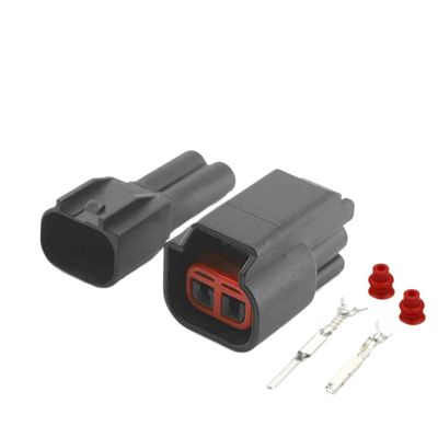 1/5/10/20/50 Sets 2 Pin E4014 Auto Injector Plug Automotive Ignition Coils Water Proof Connector(2p Male Female,5 Sets)