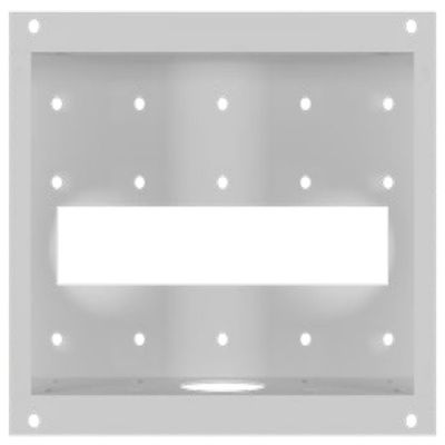 AVTEQ TC8-WMP in-Wall Mount, Gloss White Finish for use with Poly TC8 Touch Controller, Wall Box with Finishing Cover  Hardware Included, Wall Box Dimensions 6.06" H X 9.5" W X 3" D