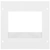 AVTEQ TC8-WMP in-Wall Mount, Gloss White Finish for use with Poly TC8 Touch Controller, Wall Box with Finishing Cover  Hardware Included, Wall Box Dimensions 6.06" H X 9.5" W X 3" D view 3