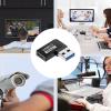 90 Degree USB Adapter  USB3.0 Aluminum Male Female, 10Gbps Speed Connector | Perfect for Computer Ports, Tablet Connections, Console Accessories, Media Devices, Tight Spaces Cable Management view 2
