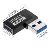 90 Degree USB Adapter  USB3.0 Aluminum Male Female, 10Gbps Speed Connector | Perfect for Computer Ports, Tablet Connections, Console Accessories, Media Devices, Tight Spaces Cable Management view 4