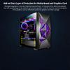 AoQhir PCIe x16 Vertical GPU Mount Bracket 3-Slot 90 Degree Graphics Card Case Support PCIe 4.0 for ATX MATX EATX Chassis (Black) view 4