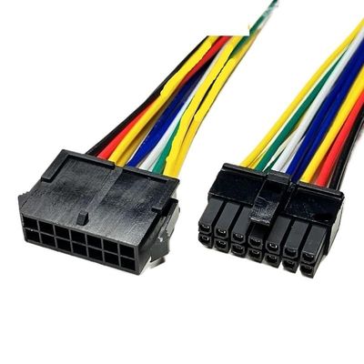 Small 5557/5559 connectors 2/4/6/8/10/12/14/16p Aerial Docking Terminal Connection Wire 15cm Electronic Harness(14p line,5 Sets)