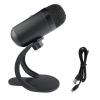 ciciglow Gaming USB Microphone, Recording Mic, 360 Omnidirectional Sound Pickup, Wired Computer Microphone with Stand and Indicator Light for Live Streaming Gaming, Plug and Play view 1