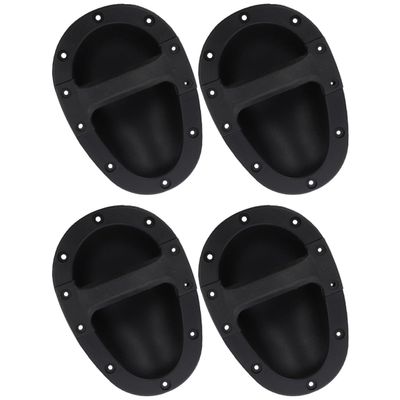 HOMSFOU 4Pcs Plastic Speaker Handles Replacement Speaker Carry Grip for Amplifier ABS Sturdy Side Carrier Handles for Audio Equipment Accessories