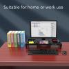 Adjustable Computer Stand Riser, Ergonomic Design with USB 2.0 Hub and Phone Holder Slot for Laptop PC TV Speaker Printer view 3