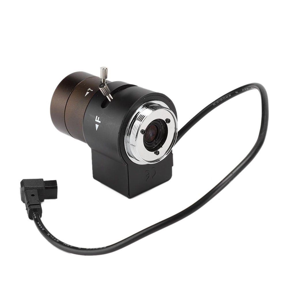 Dioche Auto Iris Zoom Lens 720P HD CCTV Camera Lens Low Distortion High Compatibility for System Durable Aluminum Alloy Black 5 50mm