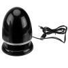 HOLIDYOYO Mini Speaker with LED Light, USB-Powered External Desktop Speaker with Aux Input, Multimedia Bullet Bass Loudspeaker for Laptop and Computer, Black Blue, Dc5V Compatible view 1