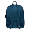 KNOMO Beauchamp 14-inch Work Laptop Backpack for Women- Slim Water-Resistant Business Rucksack with Leather Trim, RFID Protection, Hidden Pockets, and Trolley Sleeve-Navy/Silver view 3