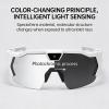 Baseball Camera Glasses, POV Video Recording Hands-Free Smart Glasses, Anti-Glare Sports Sunglasses with Built-in Mic, Wearable Action Camera for Baseball, Cycling (A - White Gradient, 64GB Tf Card) view 3