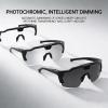 Baseball Camera Glasses, POV Video Recording Hands-Free Smart Glasses, Anti-Glare Sports Sunglasses with Built-in Mic, Wearable Action Camera for Baseball, Cycling (A - White Gradient, 64GB Tf Card) view 4
