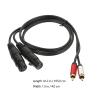 Mipcase Coaxial to XLR Female Audio Adapter Cable for Digital view 2