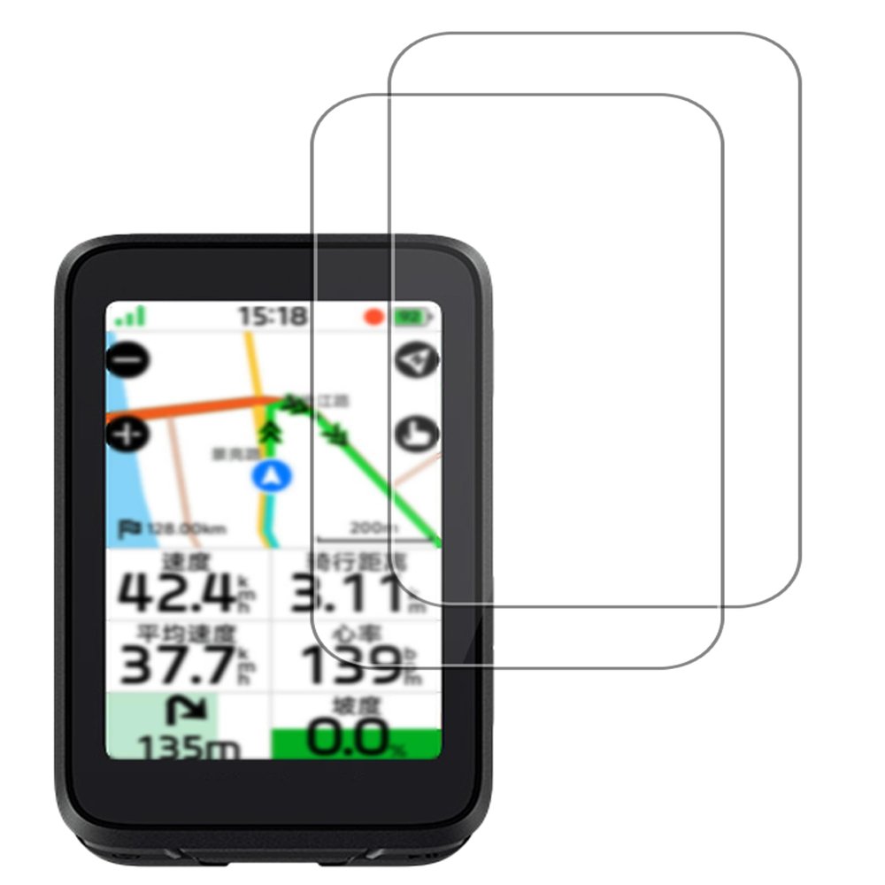 BOVUGAC [2 Pack] Screen Protector for iGPSPORT BiNavi Air GPS Bike Computer, Flexible TPU Film Compatible with iGPSPORT BiNavi Air GPS Accessories.